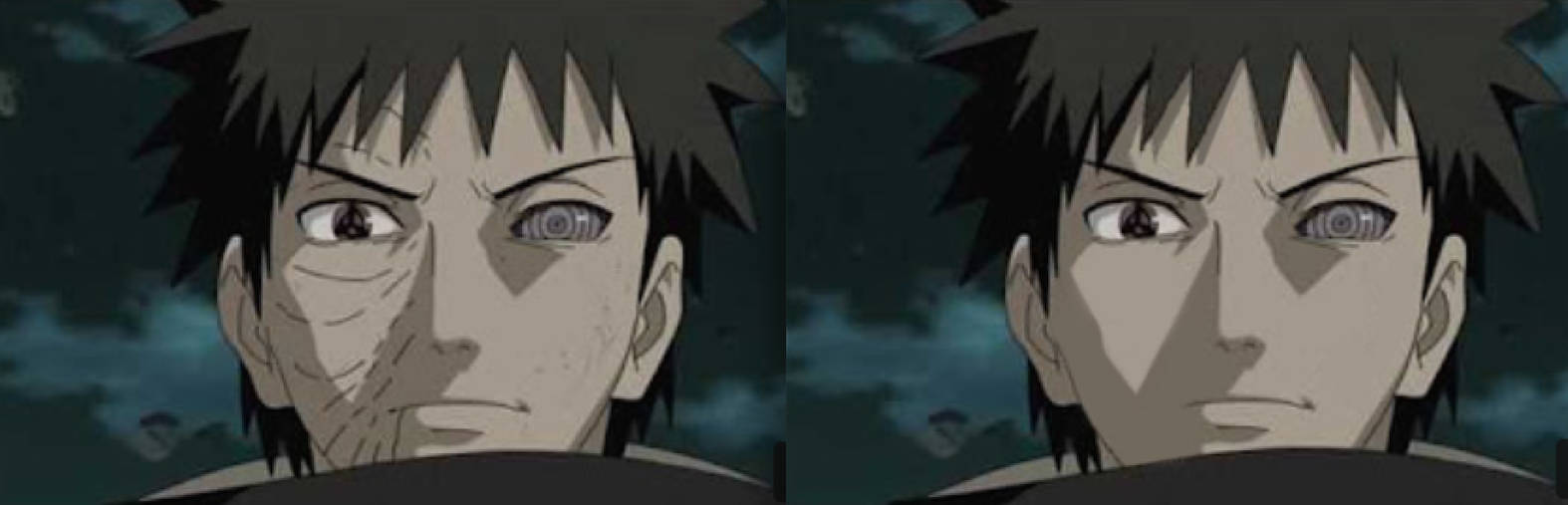 Obito before and after Face by CreativeDyslexic on DeviantArt