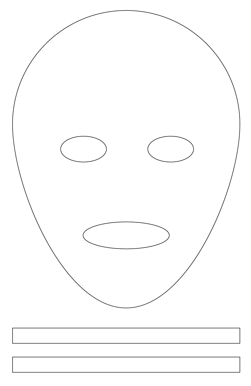 Blank Mask Template 2020 by CreativeDyslexic on DeviantArt