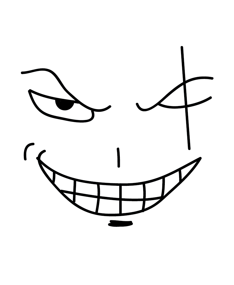Roronoa Zoro Mad Face One Piece by CreativeDyslexic on DeviantArt