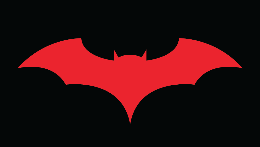 BATMAN Logo (Red and Black Version) by CreativeDyslexic on DeviantArt