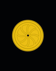 Gold Sun Coin