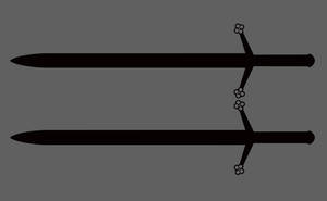 Claymore Sword Template Silhouettes