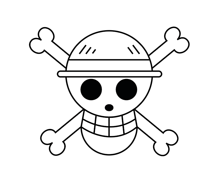 Jolly Roger  One piece logo, One piece tattoos, Jolly roger