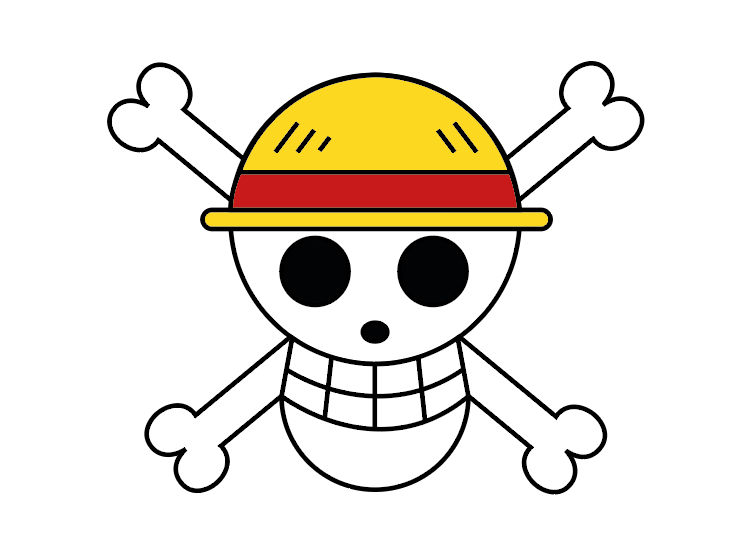 One Piece Straw Hats Jolly Roger Tattoo Coloured by CreativeDyslexic on ...
