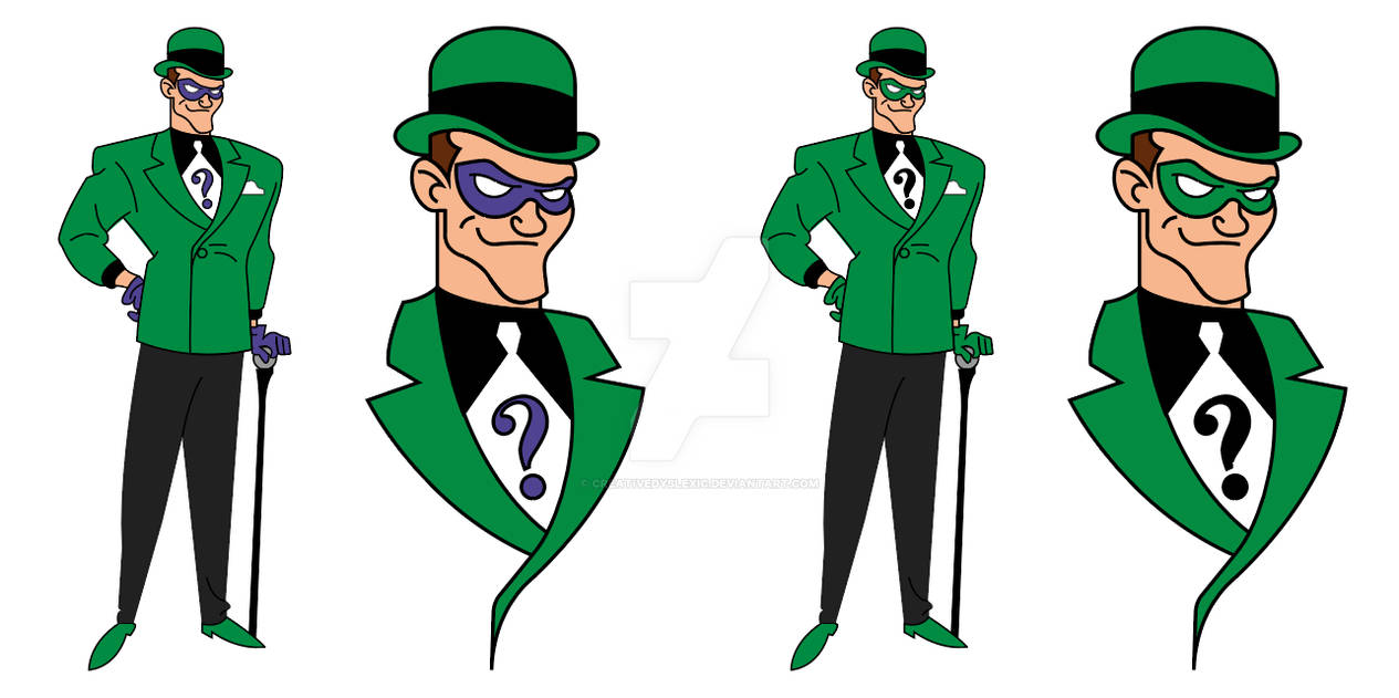 Batman The Animated Series Riddler Variant 2 and 3 by CreativeDyslexic ...