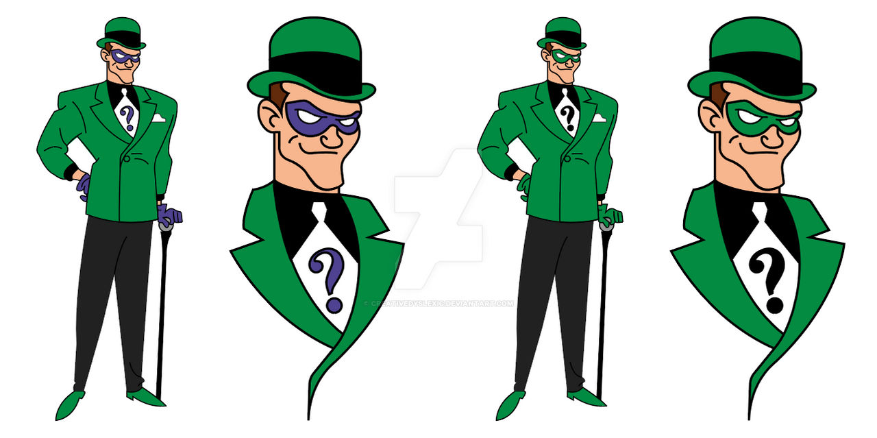 Variant Riddler Batman The Animated Series Riddler Variant 2 and 3 by CreativeDyslexic ...