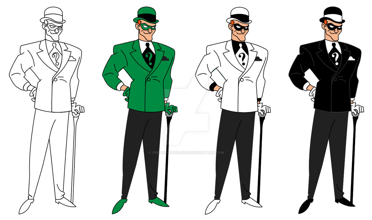 Batman The Animated Series Riddler Variants by CreativeDyslexic on ...