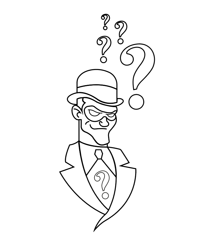 Batman Character Riddler Svg Batman The Animated Series Riddler Tattoo Design by CreativeDyslexic on ...