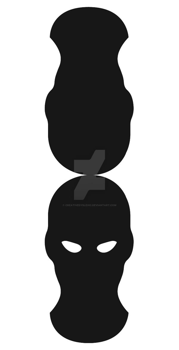 Ski Mask Template 2024 by CreativeDyslexic on DeviantArt