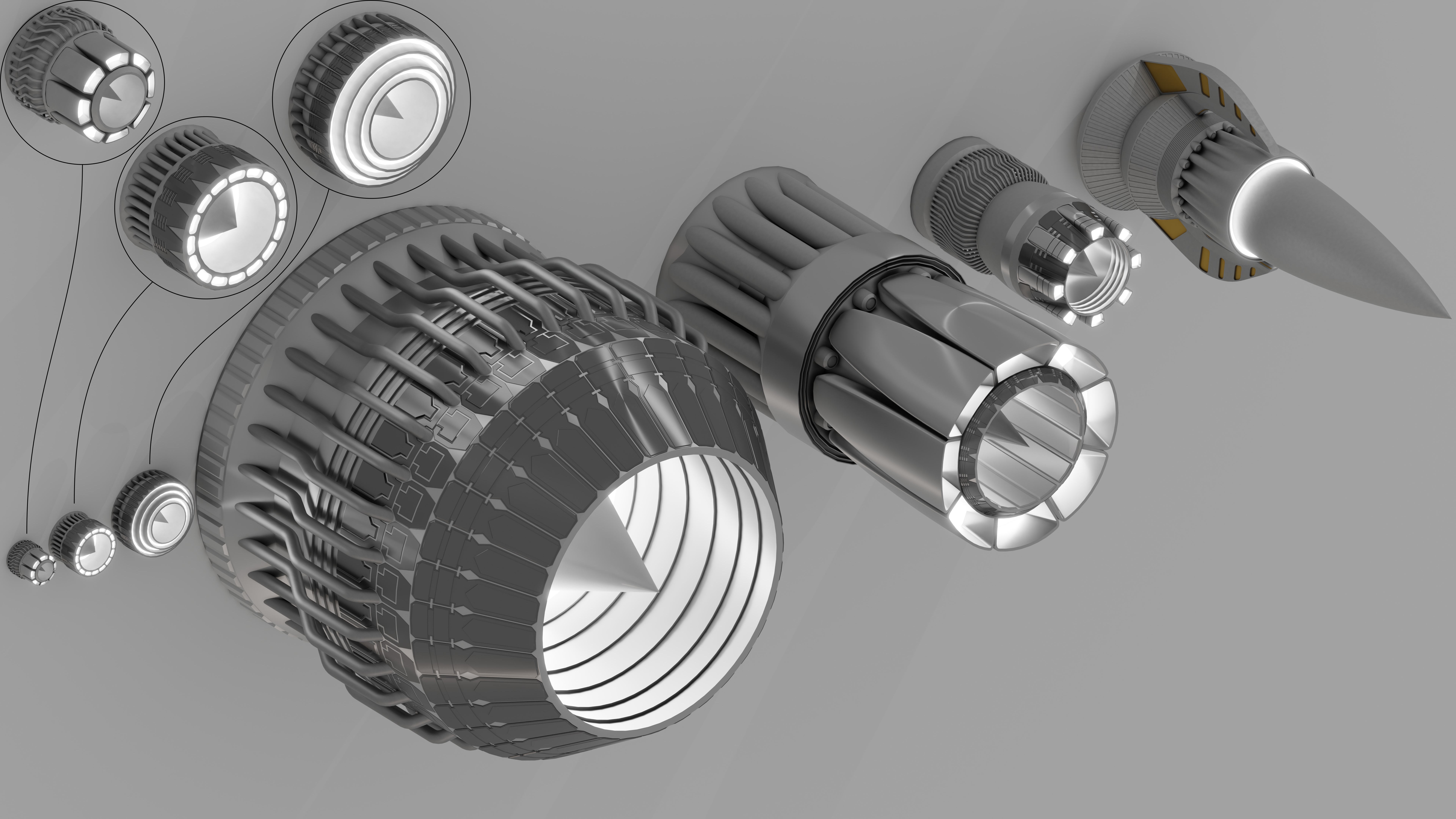 Titanic Capital Ship Thrusters