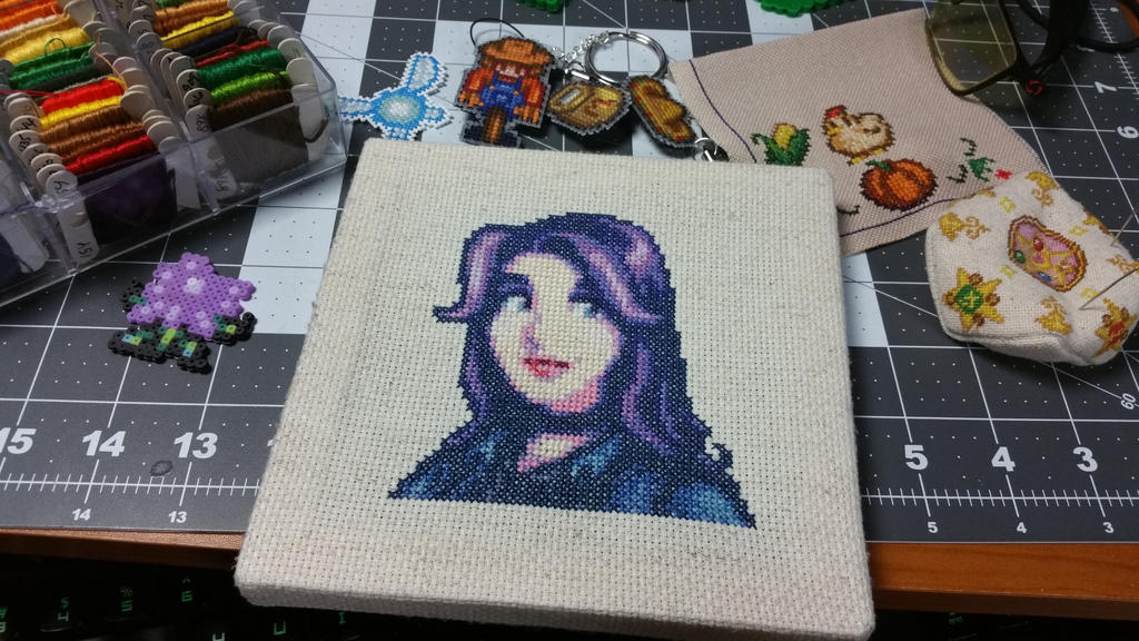 Stardew Valley - Abigail Character Portrait by Sirithre