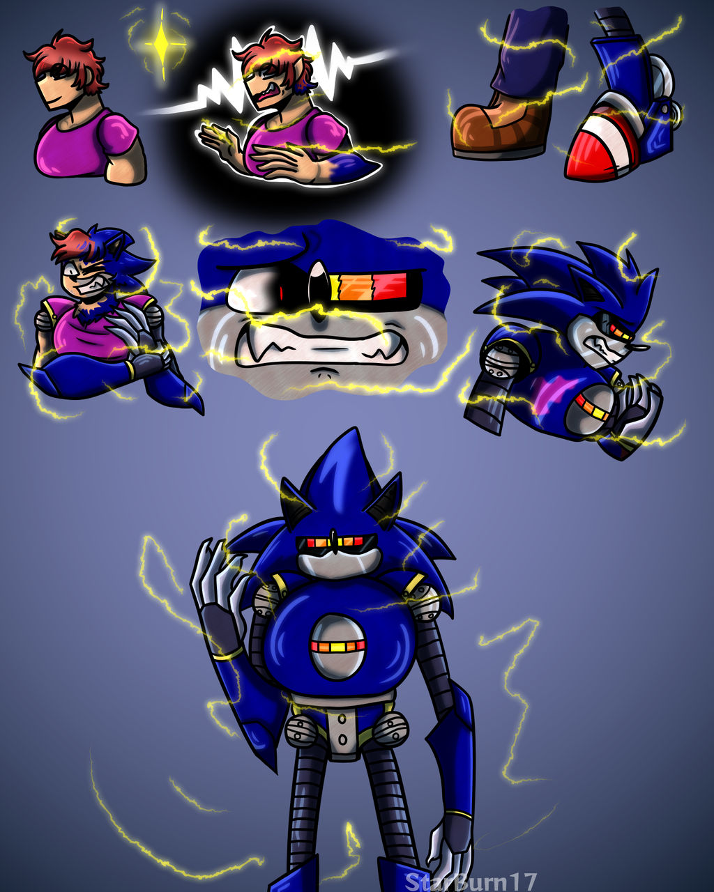 Mecha Sonic Mk. 1 by TJtheredgator on DeviantArt