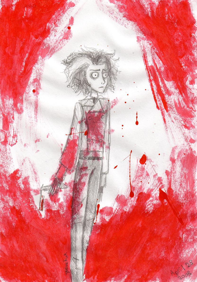 Tim Burton Style Sweeney Todd