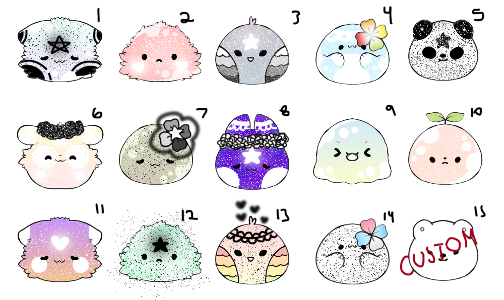 Blob Adopts -15 POINTS EACH- (8/15 OPEN)