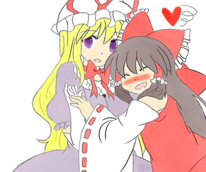 Touhou - A Colored YukarixReimu