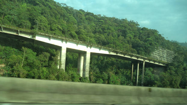 Highway and Mountain