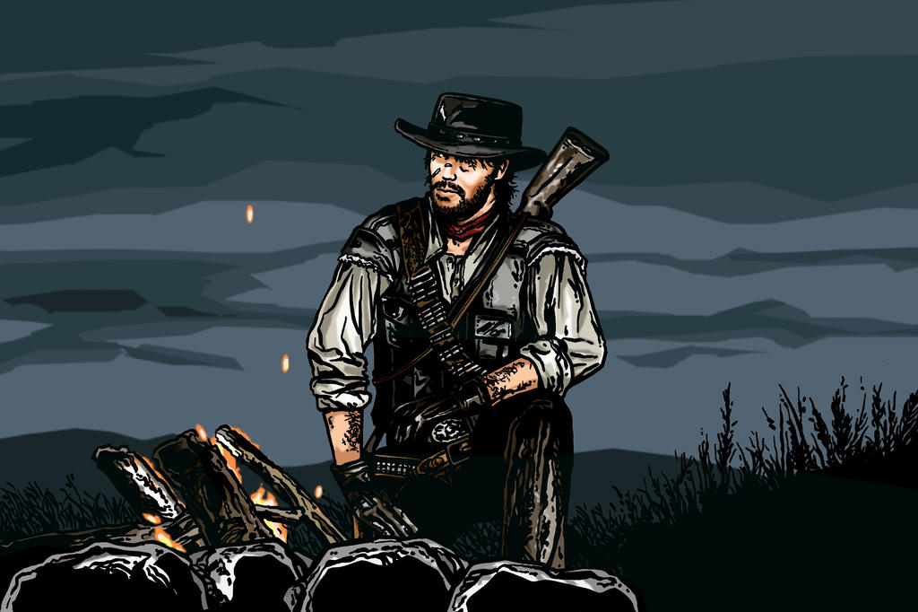 John Marston Red Dead Redemption by Cottarel by PhilCOTTAREL on DeviantArt