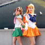Sailor Jupiter and Venus - Ready to save the day