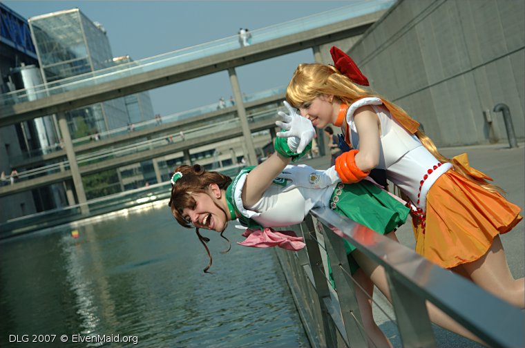 Sailor Jupiter and Venus - Ready to save the day