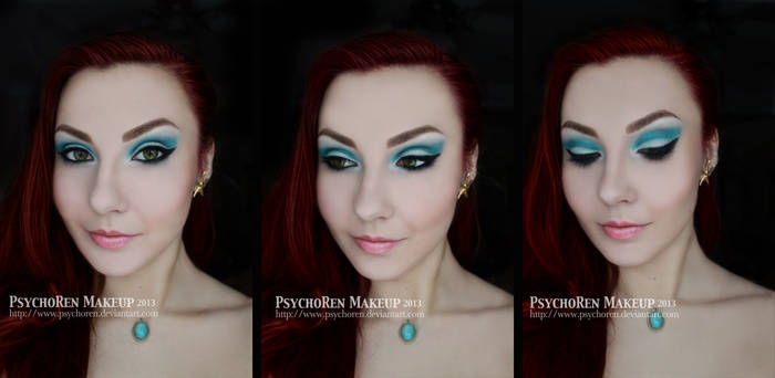 Aquamarine Makeup
