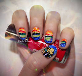 Edvard Munch The Scream Nailart