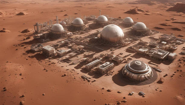 Mars in human colonies