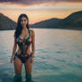 Mia-on the beach