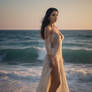 Mia-on the beach
