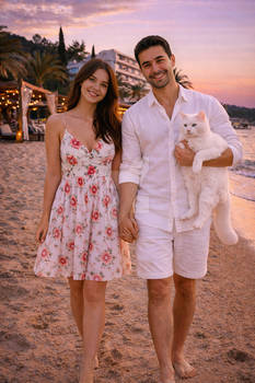 Lady Mia, Her Creator and Her Cat
