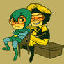 booster and beetle