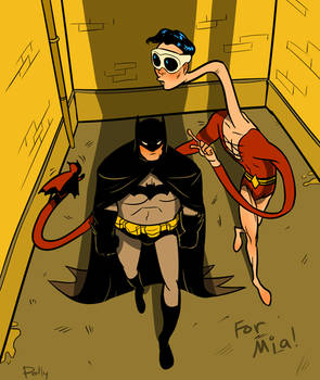 plastic man and bats for mia