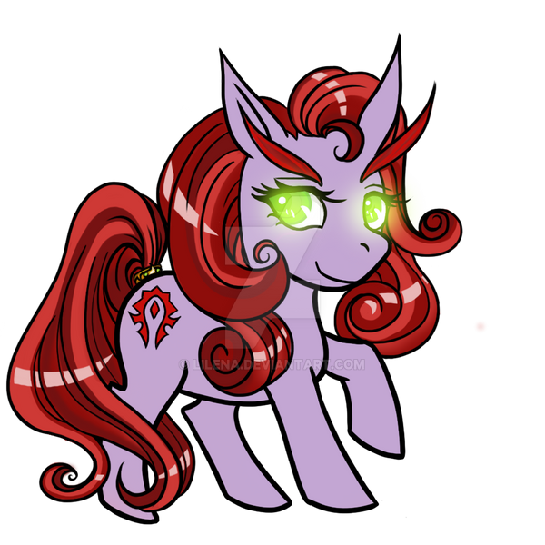 Commission: Bloodelf Pony