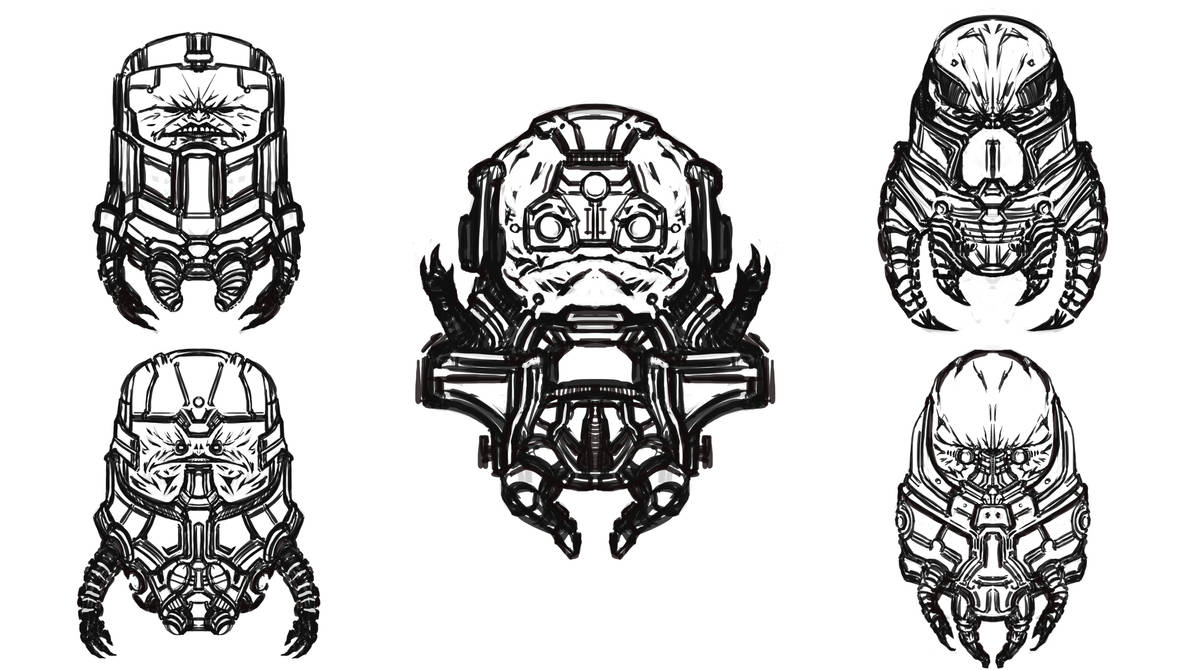 Modok Colouring MODOK Concept Sketches by KLUNNN on DeviantArt
