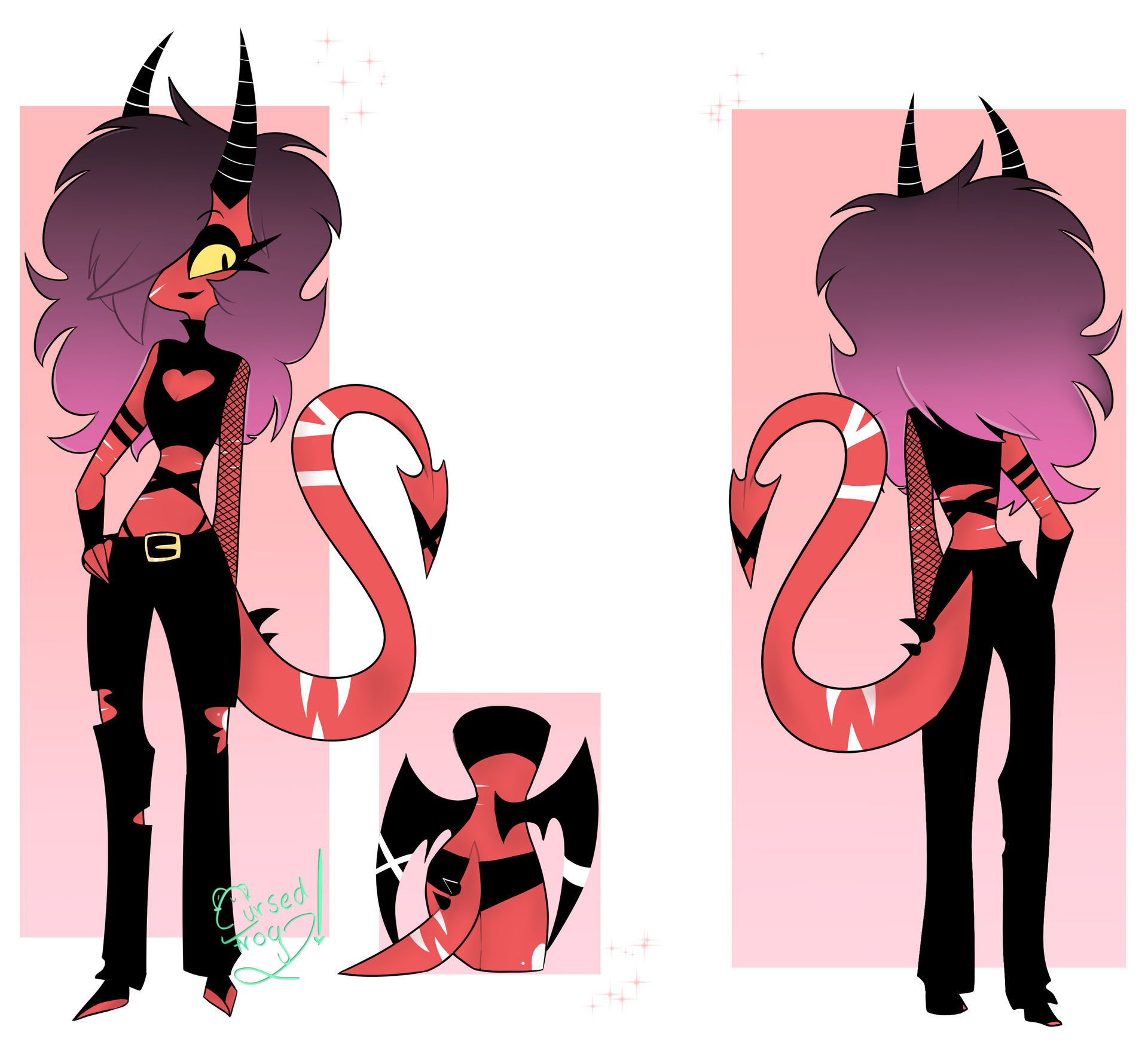 Deviantart Imp Imp Oc Design by CursedFroggo on DeviantArt
