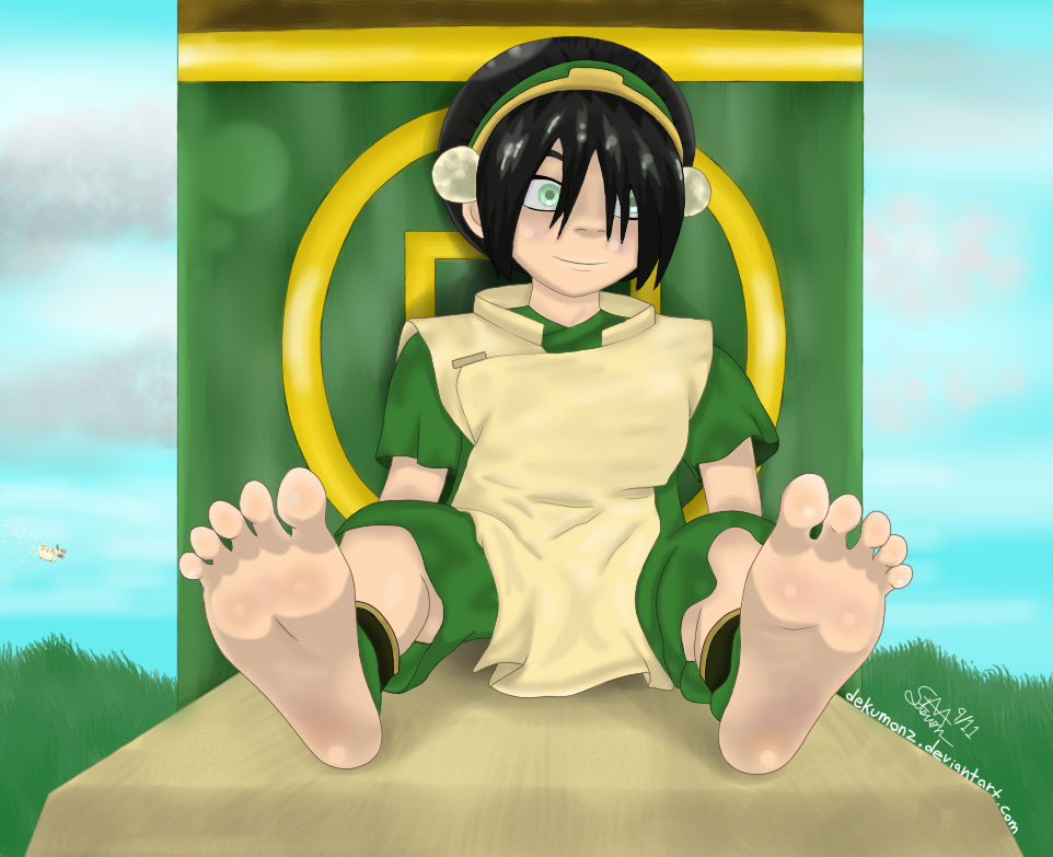 Toph and Her Delicious Feet by Dekumonz on DeviantArt.