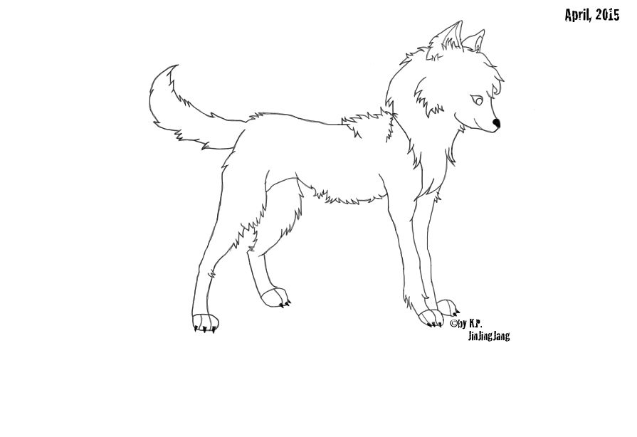 Free (female) wolf base !!! by JinJangJing on DeviantArt