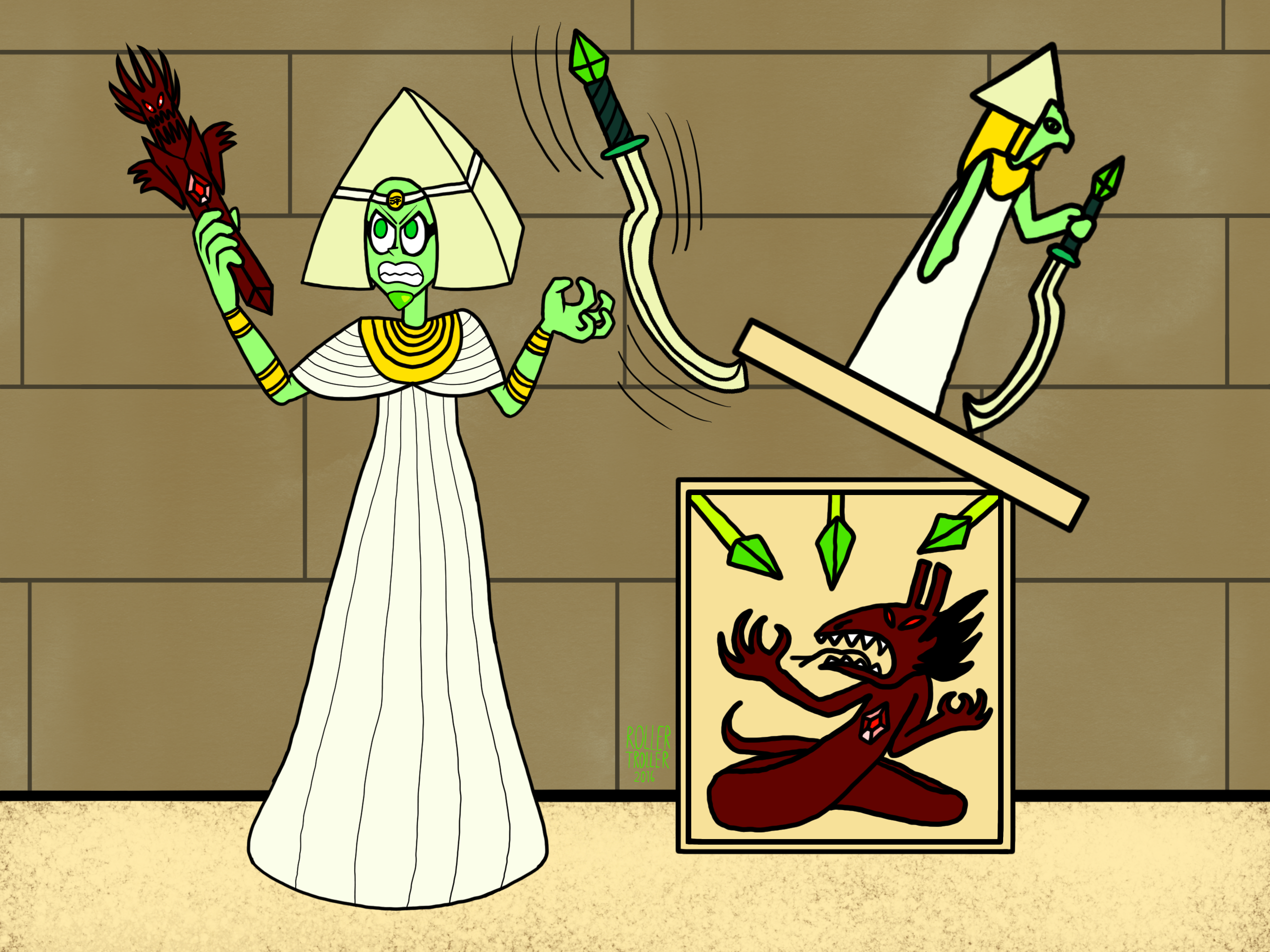 Pyramid Peridot