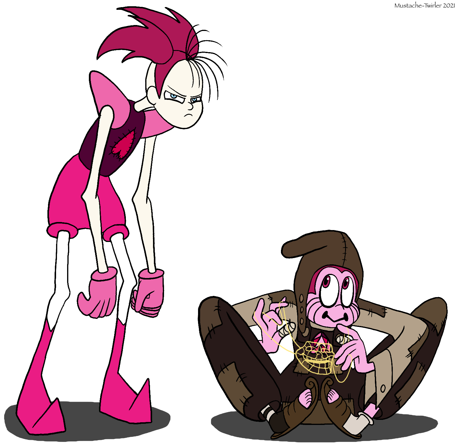 Spinel vs Mommy Long Legs by Mustache-Twirler on DeviantArt