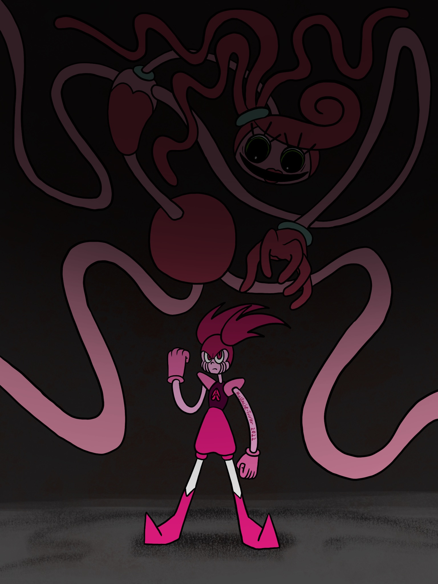 Spinel vs Mommy Long Legs by Mustache-Twirler on DeviantArt