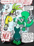 Surge the Trainwreck (and Clover Spinel) by Mustache-Twirler