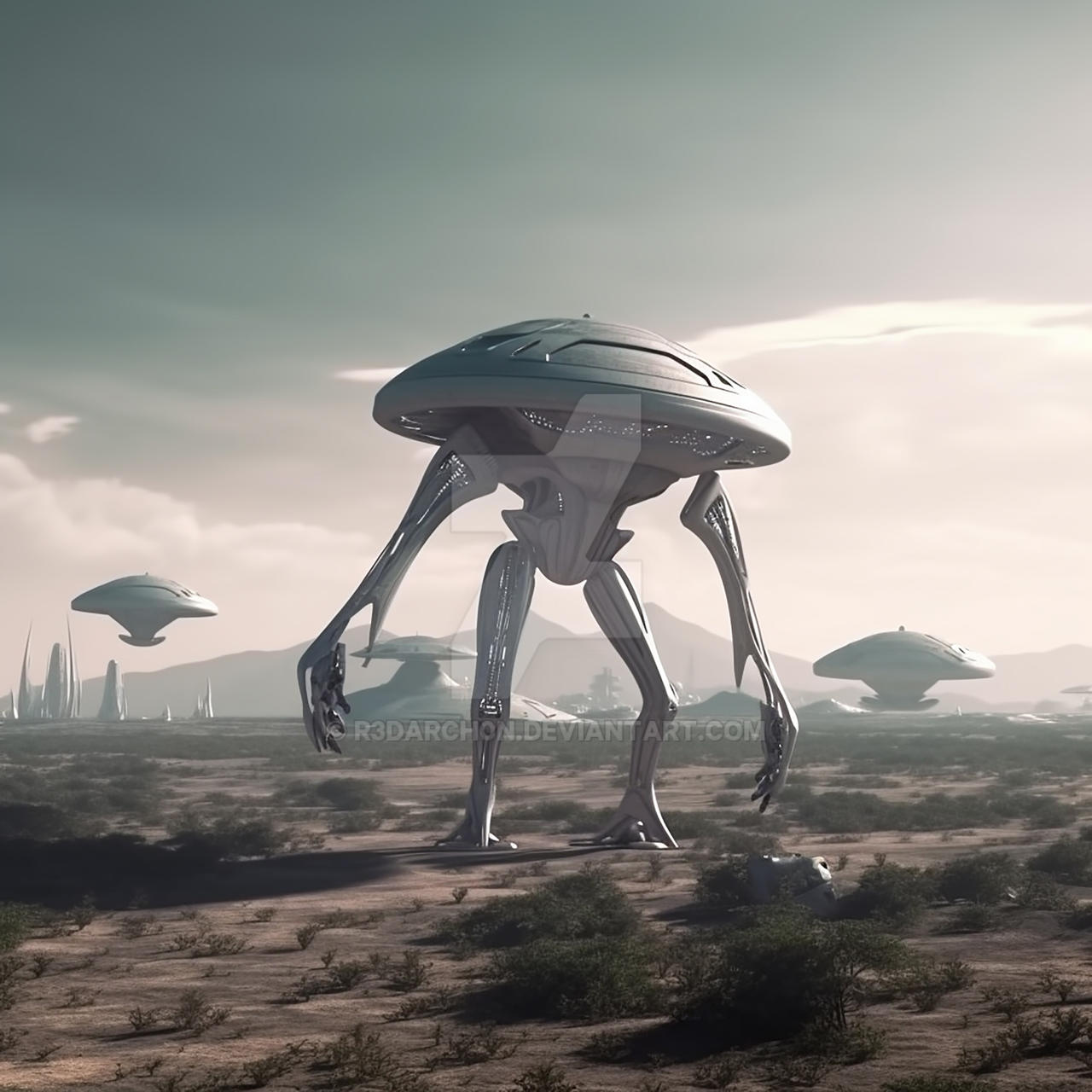 Alien Mech R Scene Alien Mech by R3dArch0n on DeviantArt