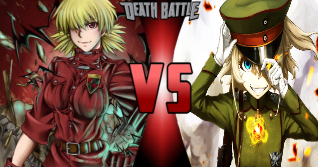 Seras vs Tanya Title by Arkham500