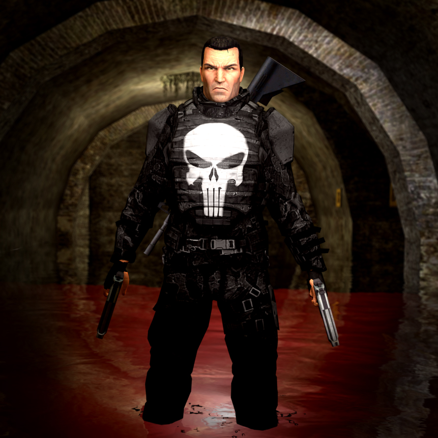 Leon with the Punisher Handgun by TylerTouchdown on DeviantArt