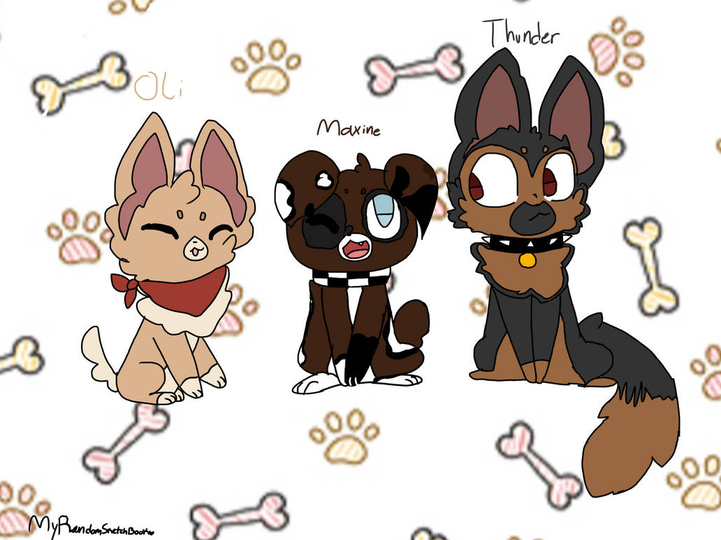 Good Friends! (Dog Rp) by MyRandomSketchBook on DeviantArt
