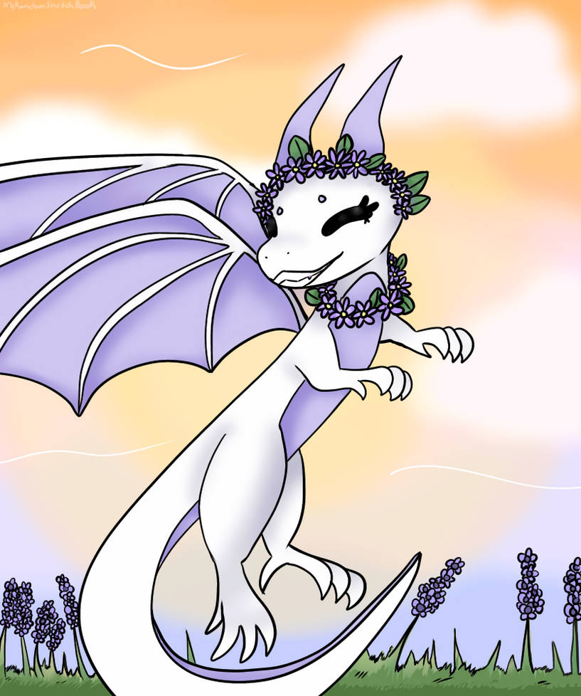 Lavender dragon adopt me