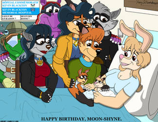 Happy Birthday, Moon-Shyne. Matt and Beth's Babies by OliverRed