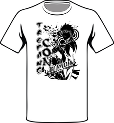 Bleach White T-shirt Design for Tropang Con Group