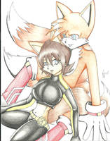 Tails and Fiona colored