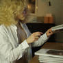 Helena aka Marmor signing her books!