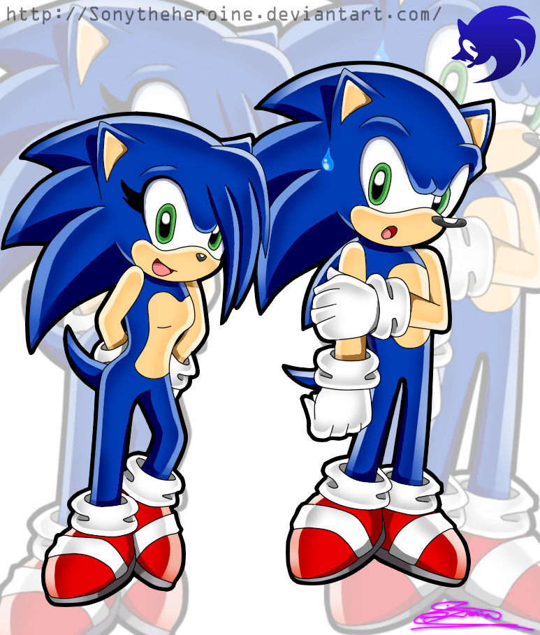 Sonic and Sonica ??? XD